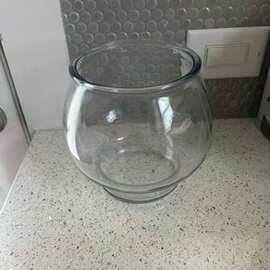 Glass Round bubble vase